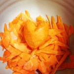gobo kinpira carrot heart