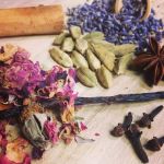 DIY body oil herbs